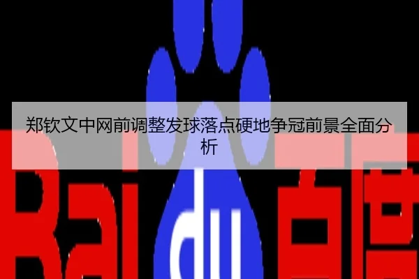 郑钦文中网前调整发球落点硬地争冠前景全面分析
